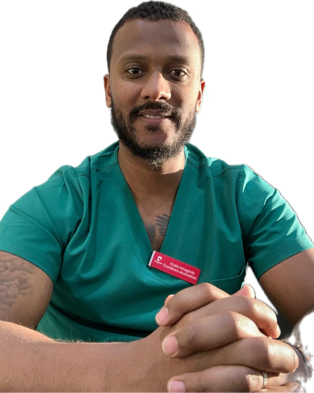 Portrait of Dr. Khalid Almaghribi, founder of Nordic Lifespan